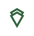army logo symbol vector image vector image