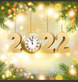 holiday background with christmas branches vector image