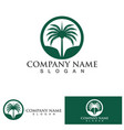 date tree icon vector image vector image