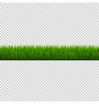 green grass border isolated transparent background vector image vector image