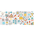 new challenges and business achievement creative vector image