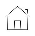 property line icon vector image