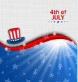 abstract american poster for independence day usa vector image vector image