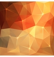 abstract triangles orange background vector image