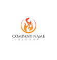 fire fox logo and symbol image vector image vector image