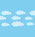 clouds in blue sky vector image