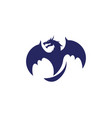 dragon icon vector image vector image