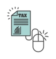 tax time design vector image