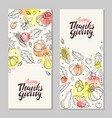 happy thanksgiving poster vector image vector image