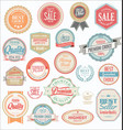 retro vintage badges and labels collection vector image