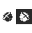 cosmic satellite logo vector image