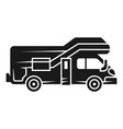 modern motorhome icon simple style vector image