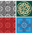 set of seamless patterns vector image vector image