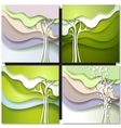 abstract spring tree vector image vector image