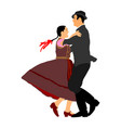 Hungarian folk dancers couple wedding folklore Vector Image