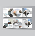 layout square covers design templates vector image