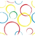 abstract circles seamless pattern vector image
