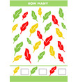 how many counting game for kids vector image