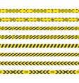 caution lines coronavirus vector image