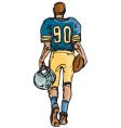 football vector image