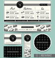 restaurant set menu graphic design template vector image vector image