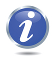 information button vector image