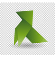 dog origami animal geometric isolatet vector image vector image