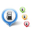 gas station icon vector image