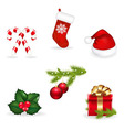 xmas set vector image