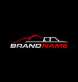 offroad logo template vector image vector image