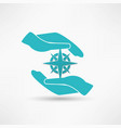 compass icon vector image vector image