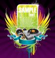 turntable vector image vector image