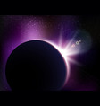 space background with stars universe vector image