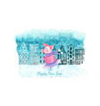 happy new year and christmas vector image vector image
