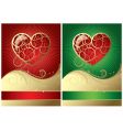 valentine card vector image