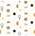 space and planets abstract flat line style vector image vector image