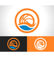basketball logo icon vector image vector image