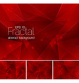 fractal abstract background vector image vector image