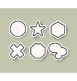 geometric objects vector image