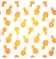 fresh pineapples colorful seamless texture pattern vector image