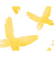 yellow butterfly color pattern vector image vector image
