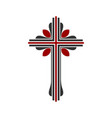 cross of the lord and savior jesus christ vector image