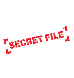 Secret file rubber stamp Royalty Free Vector Image
