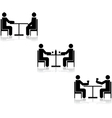 table meetings vector image