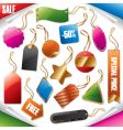 tags and labels vector image vector image