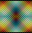 classic polka dot pattern in a patchwork collage vector image
