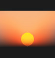 sunrise vector image