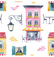 watercolor baby pattern vector image vector image