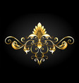 frame scroll with fleur de lis vector image