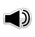 megaphone sound isolated icon vector image